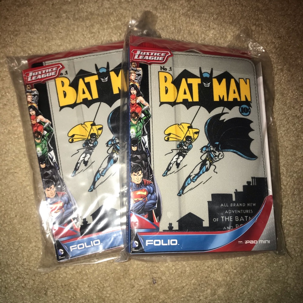 2 iPad Mini Covers. Batman